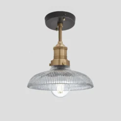 Brooklyn Glass Dome Flush Mount - 8 Inch