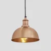 Brooklyn Dome Pendant Light - 8 Inch - Copper