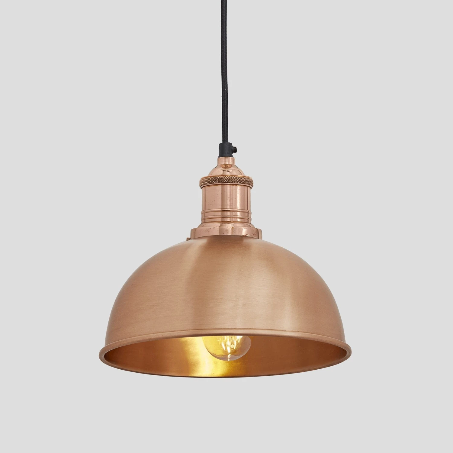Brooklyn Dome Pendant Light - 8 Inch - Copper 1 Brooklyn Dome Pendant Light - 8 Inch - Copper