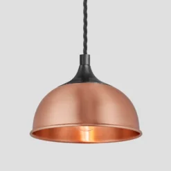 Chelsea Dome Pendant - 8 Inch - Copper -Industville Shop 8 Inch Pendant Copper Industville Lighting Dome PewterHolder Chelsea CH DP8 C PH