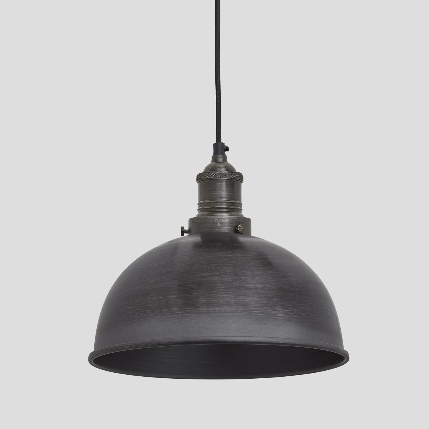 Brooklyn Dome Pendant Light - 8 Inch - Pewter 1 Brooklyn Dome Pendant Light - 8 Inch - Pewter
