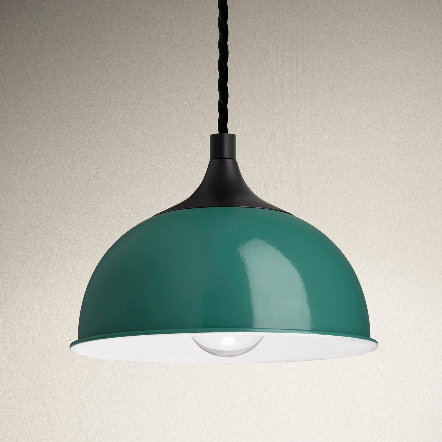 Chelsea Dome Pendant - 8 Inch - Turquoise 1 Chelsea Dome Pendant - 8 Inch - Turquoise