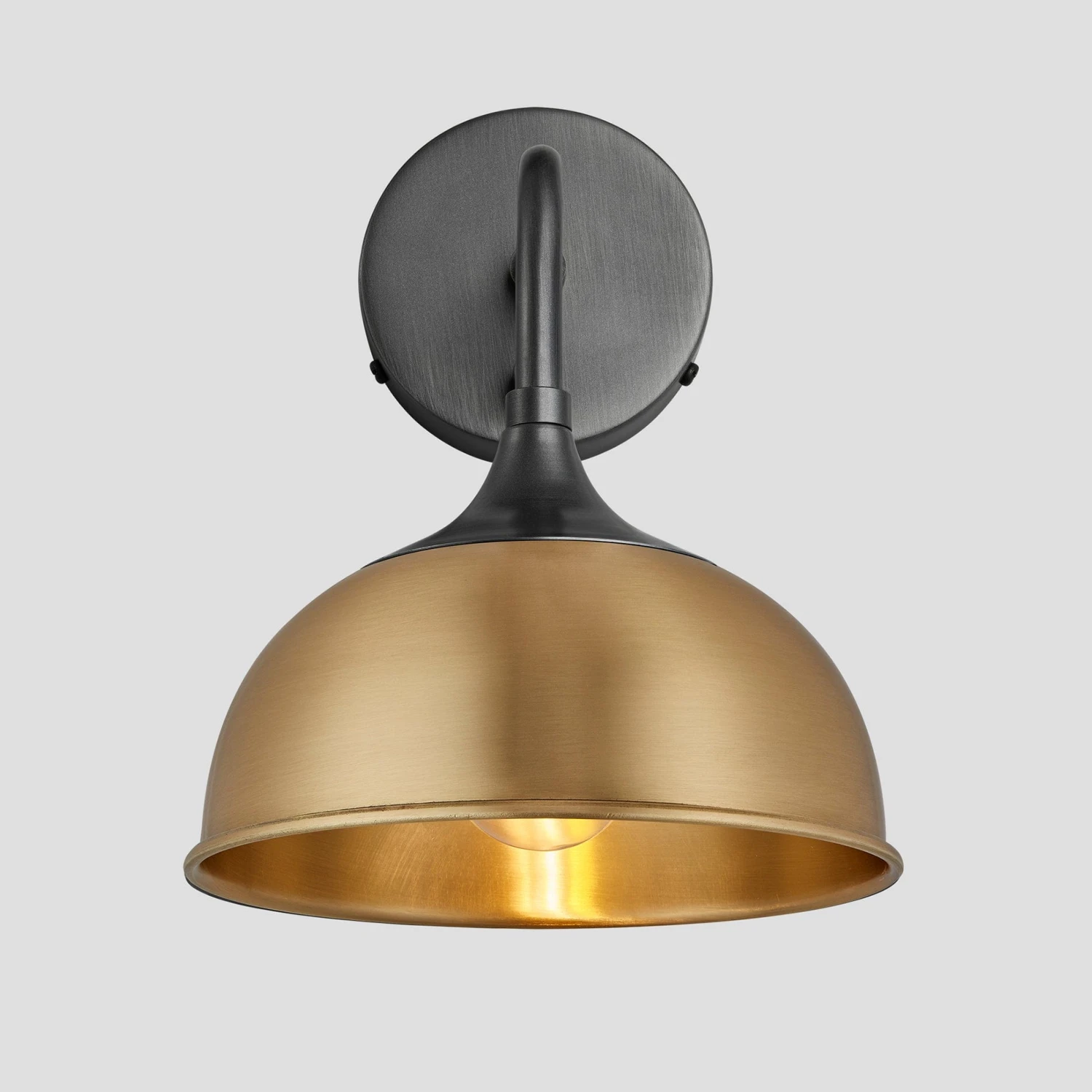 Chelsea Dome Wall Light - 8 Inch - Brass 3 Chelsea Dome Wall Light - 8 Inch - Brass - Image 3