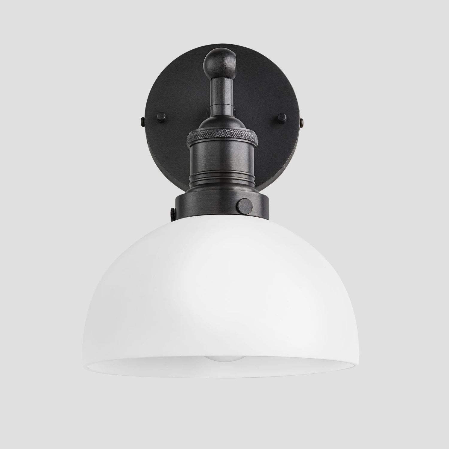 Brooklyn Opal Glass Dome Wall Light - 8 Inch 7 Brooklyn Opal Glass Dome Wall Light - 8 Inch - Image 7