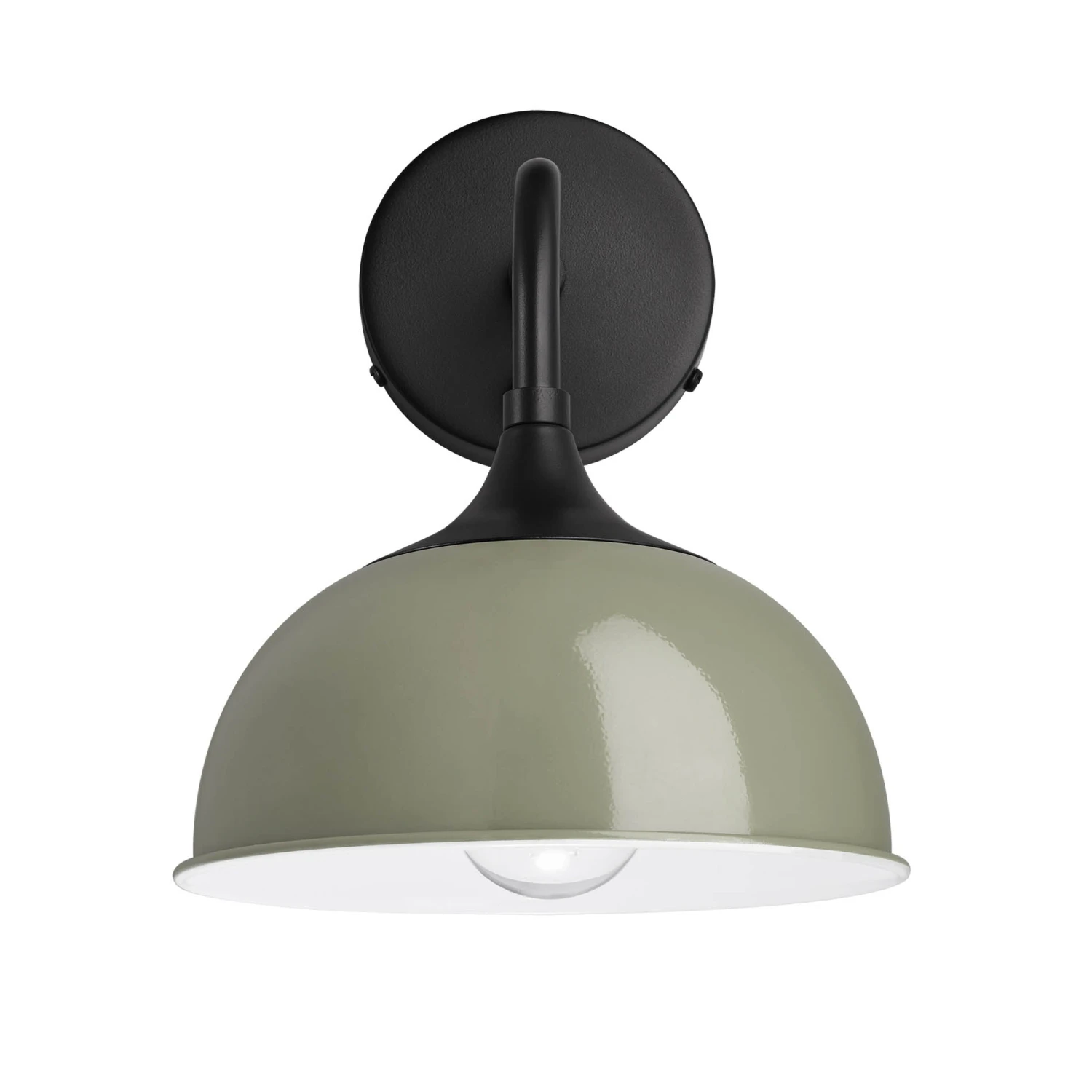 Chelsea Dome Wall Light - 8 Inch - Sage Green 3 Chelsea Dome Wall Light - 8 Inch - Sage Green - Image 3