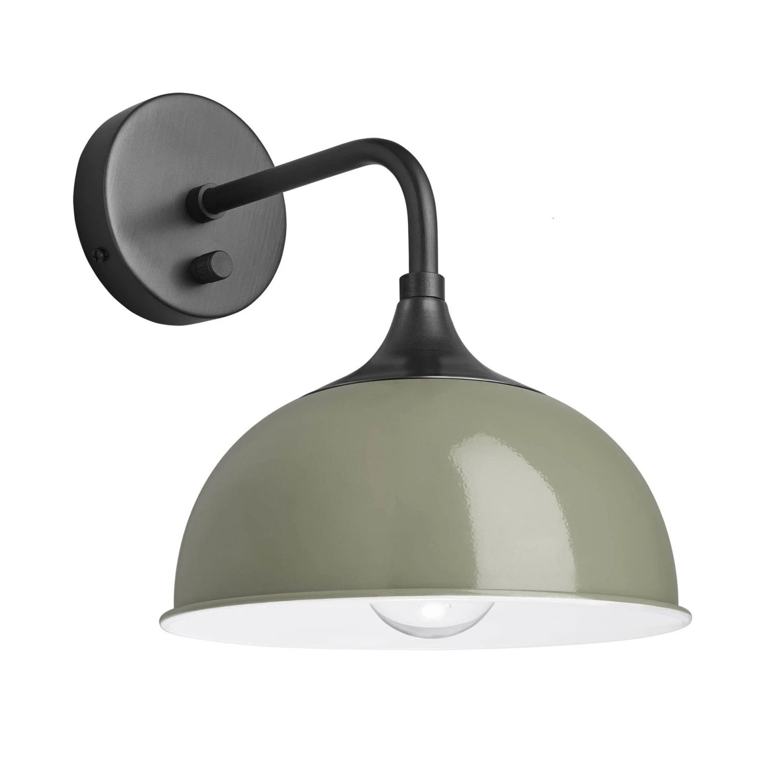 Chelsea Dome Wall Light - 8 Inch - Sage Green 6 Chelsea Dome Wall Light - 8 Inch - Sage Green - Image 6