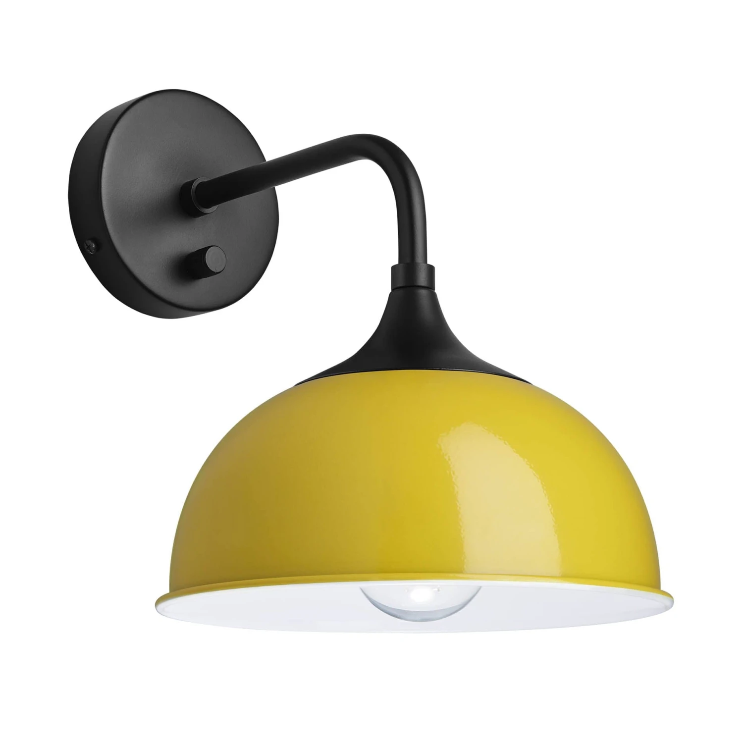 Chelsea Dome Wall Light - 8 Inch - Yellow 6 Chelsea Dome Wall Light - 8 Inch - Yellow - Image 6