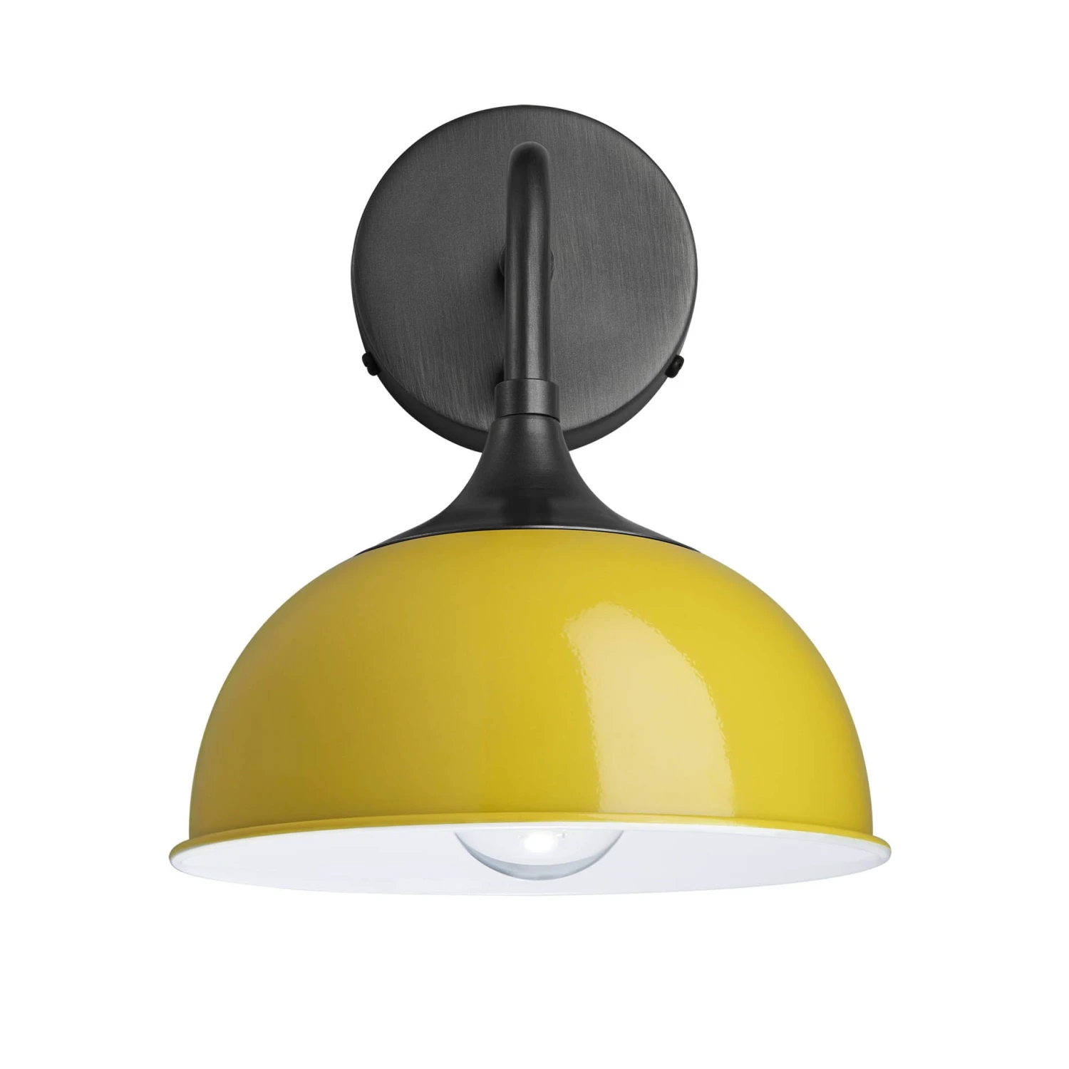 Chelsea Dome Wall Light - 8 Inch - Yellow 3 Chelsea Dome Wall Light - 8 Inch - Yellow - Image 3