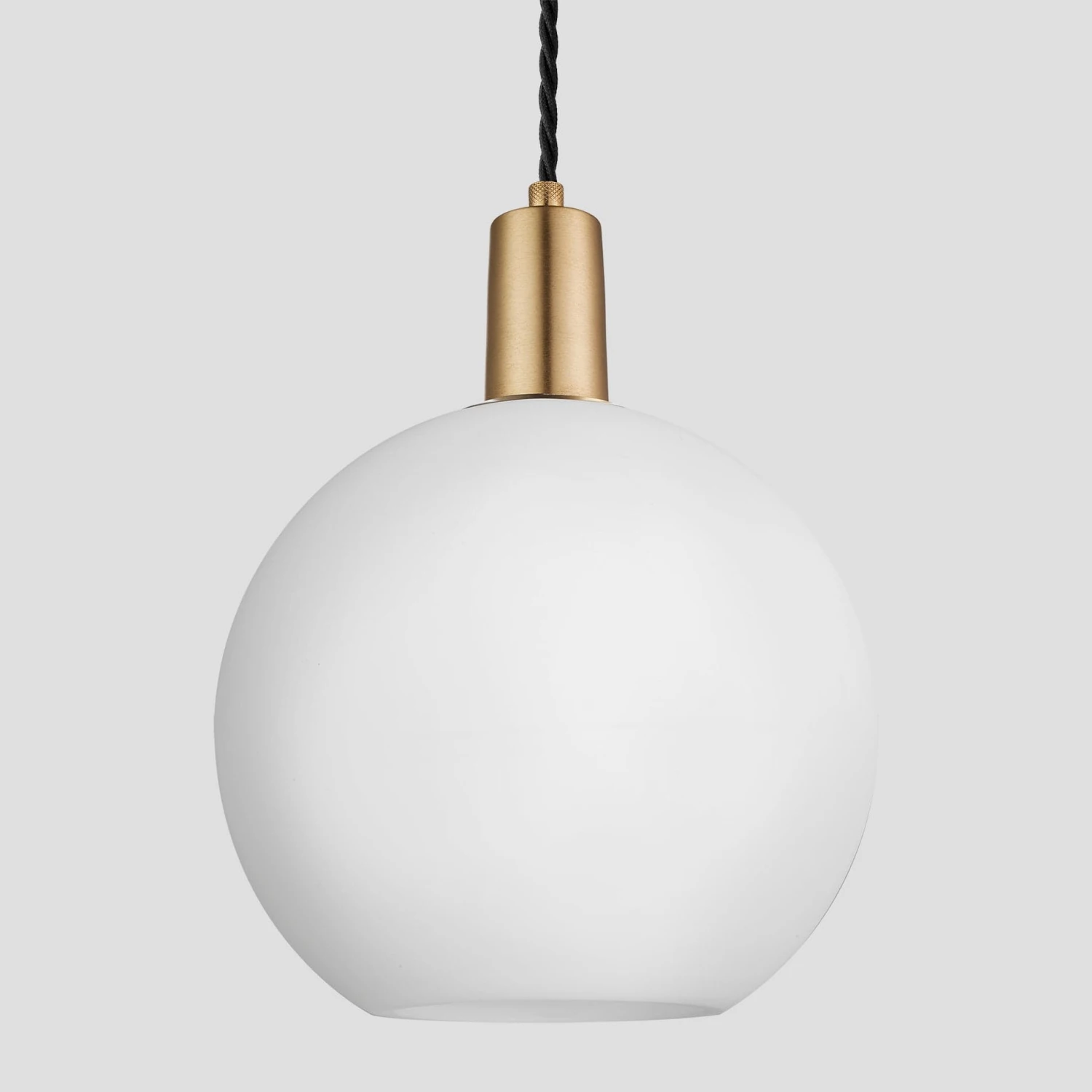 Sleek Opal Glass Globe Pendant Light - 9 Inch 2 Sleek Opal Glass Globe Pendant Light - 9 Inch - Image 2