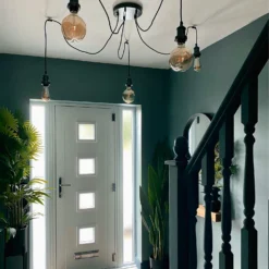 Brooklyn 5 Wire Pendant - Pewter -Industville Shop BR 5WP P INDUSTVILLE B2C HALLWAY lifeafterlockdown