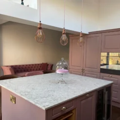 Brooklyn Balloon Cage Pendant - 6 Inch - Copper -Industville Shop BR BCP6 C CH LR INDUSTVILLE B2C KITCHEN KITCHEN ISLAND PINK CAKE AndreaBuckley