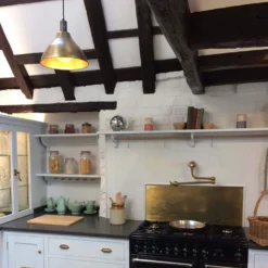 Sleek Cone Pendant - 12 Inch - Brass -Industville Shop BR CP12 Industville 1042x1042 KITCHEN SHOWROOM Charlie Kingham Kitchen Showroom