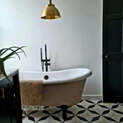 Brooklyn Dome Pendant - 13 Inch - Brass -Industville Shop BR DP13 B BHLRINDUSTVILLEB2CBATHROOMPINK townhouserenovation 1 1