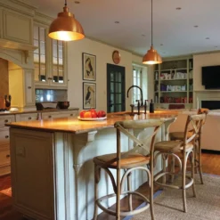 Brooklyn Dome Pendant - 13 Inch - Copper -Industville Shop BR DP13 C CH Industville RESIDENTIAL KITCHEN MirtaAktaiaFava SPECIALCREDITINSTRUCTIONS 3