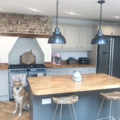 Brooklyn Dome Pendant - 13 Inch - Pewter -Industville Shop BR DP13 P PCN Industville RESIDENTAL KITCHEN georgieandthefox 5