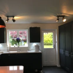 Swivel Spotlight Wall Light - Double - Pewter -Industville Shop BR DP13 Industville RESIDENTIAL KITCHEN JoslynMontgomery Peters 5 1