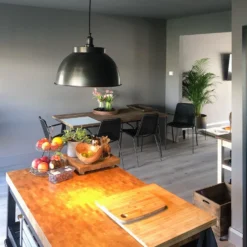 Brooklyn Dome Pendant - 17 Inch - Pewter -Industville Shop BR DP17 CP PHLRINDUSTVILLEB2CKITCHENGREYAnnieMcGuone 1 copy