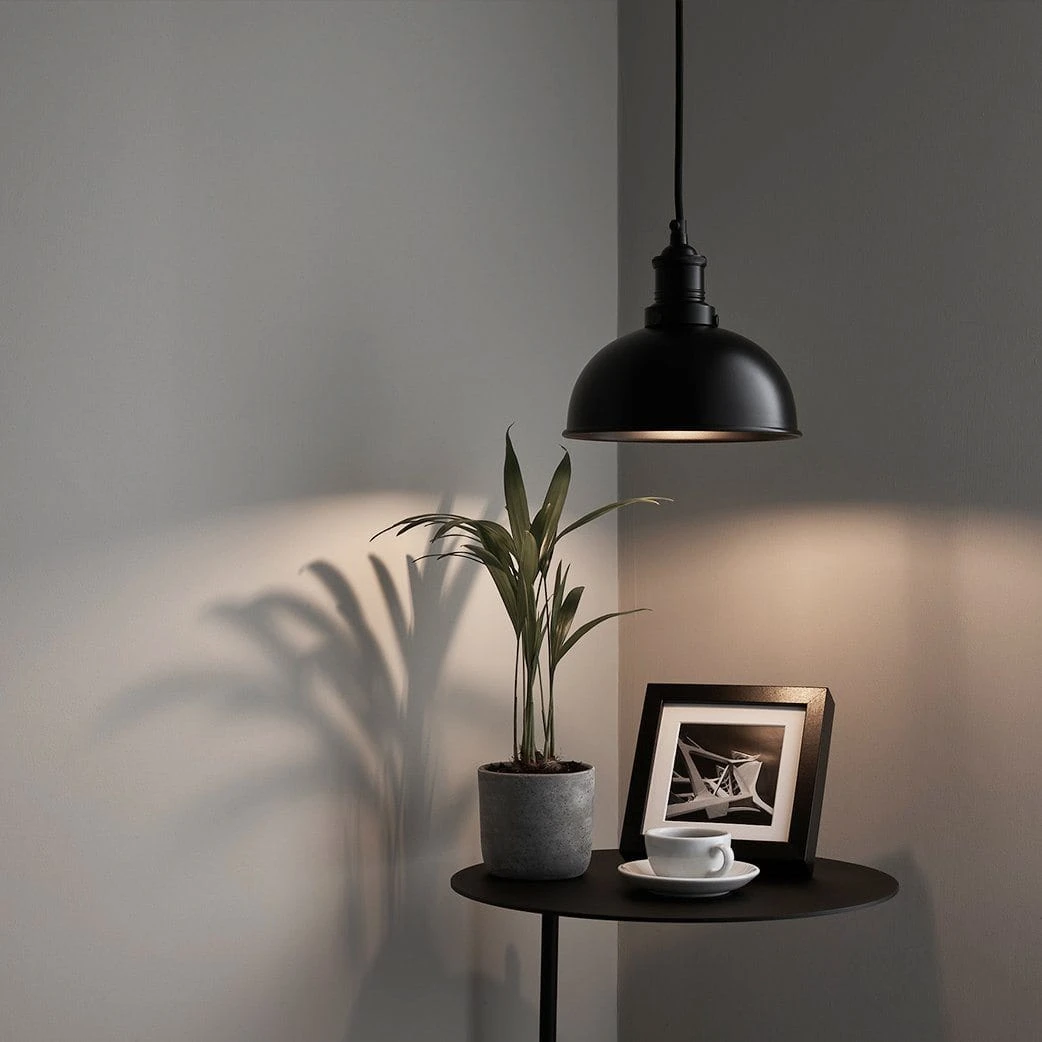 Brooklyn Dome Pendant - 8 Inch - Black 5 Brooklyn Dome Pendant - 8 Inch - Black - Image 5