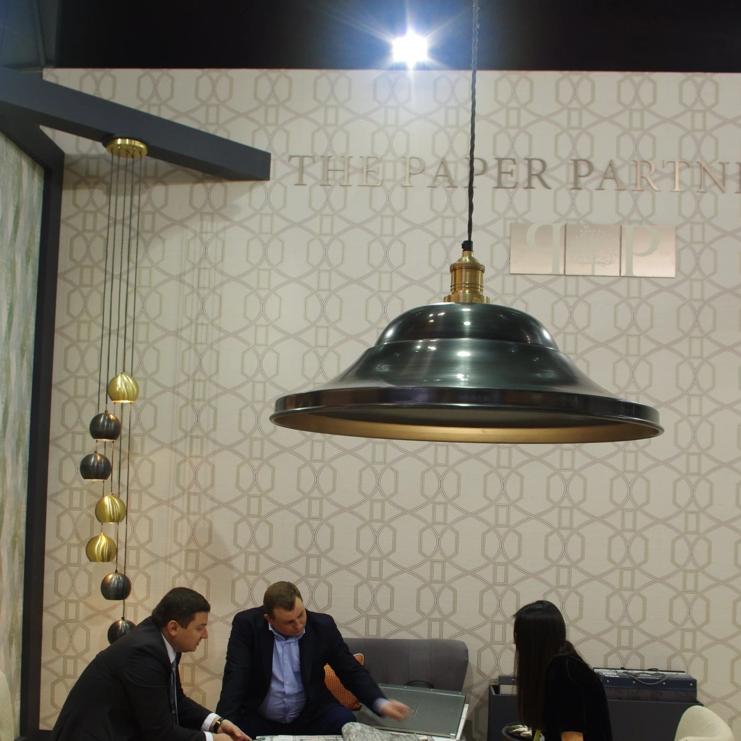 Brooklyn Giant Hat Pendant - 21 Inch - Pewter 9 Brooklyn Giant Hat Pendant - 21 Inch - Pewter - Image 9