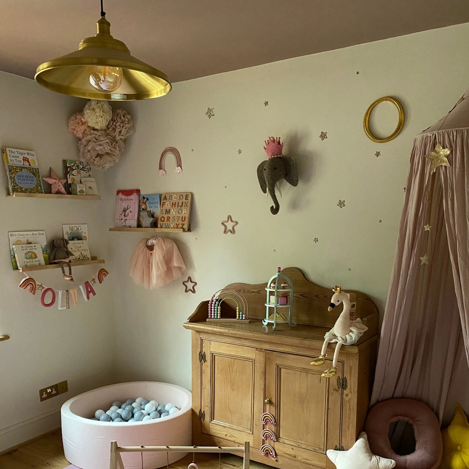 Brooklyn Giant Step Pendant - 18 Inch - Brass 9 Brooklyn Giant Step Pendant - 18 Inch - Brass - Image 9