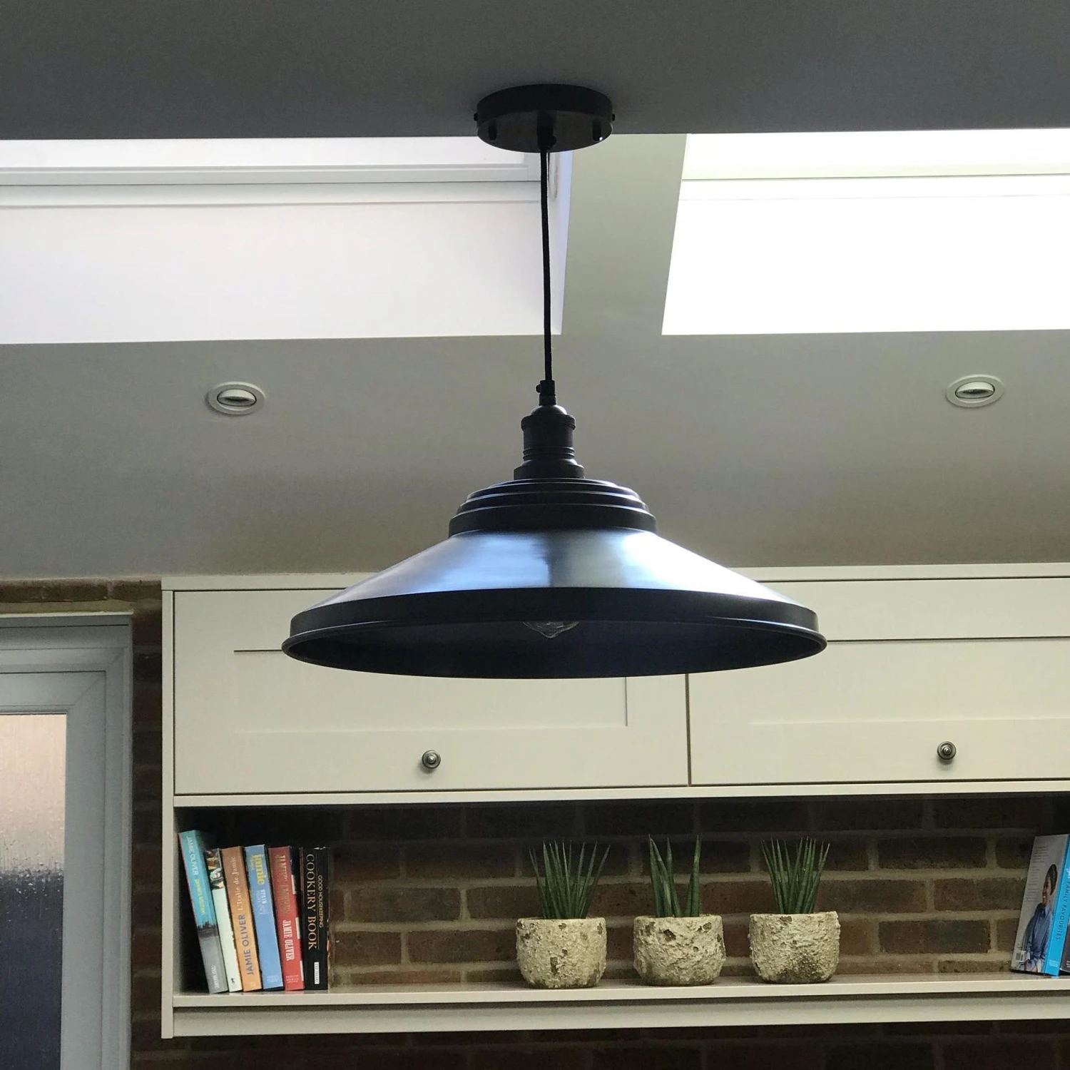 Brooklyn Giant Step Pendant - 18 Inch - Pewter 10 Brooklyn Giant Step Pendant - 18 Inch - Pewter - Image 10