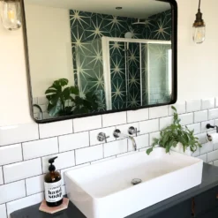 Brooklyn Outdoor & Bathroom Pendant - Pewter -Industville Shop BR IP65 P PHLRINDUSTVILLEB2CBATHROOMToiletMirrorSink mabel and may 2