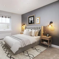 Brooklyn Tinted Glass Dome Wall Light - 8 Inch - Smoke Grey 17 Brooklyn Tinted Glass Dome Wall Light - 8 Inch - Smoke Grey -Industville Shop BR TGL DWL8 A PH INDUSTVILLE B2C B2B BEDROOM VIEW HOME mandalehomes v2 1