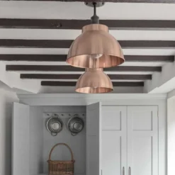 Brooklyn Dome Flush Mount - 13 Inch - Copper 7 Brooklyn Dome Flush Mount - 13 Inch - Copper -Industville Shop BR dp13 Industville RESIDENTIAL KITCHEN Charlie Kingham Kitchens v2