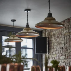 Brooklyn Giant Step Pendant - 18 Inch - Brass 17 Brooklyn Giant Step Pendant - 18 Inch - Brass -Industville Shop Brick Liquor 34