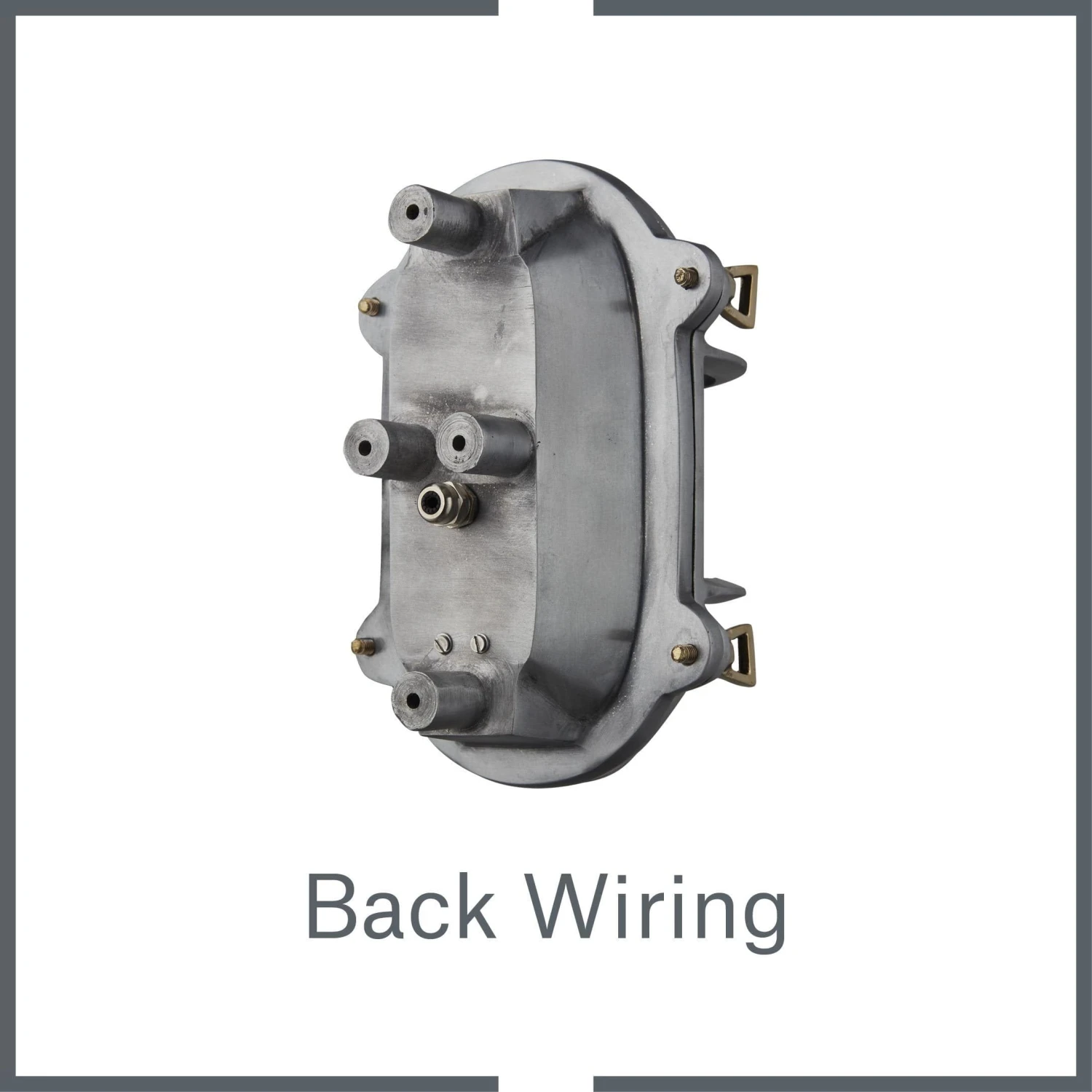 Bulkhead Outdoor & Bathroom Oval Light - 6 Inch - Gunmetal 3 Bulkhead Outdoor & Bathroom Oval Light - 6 Inch - Gunmetal - Image 3