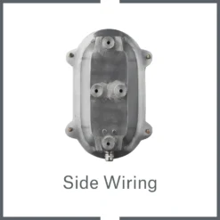 Bulkhead Outdoor & Bathroom Oval Light - 6 Inch - Gunmetal 9 Bulkhead Outdoor & Bathroom Oval Light - 6 Inch - Gunmetal -Industville Shop Bulkhead oval Side