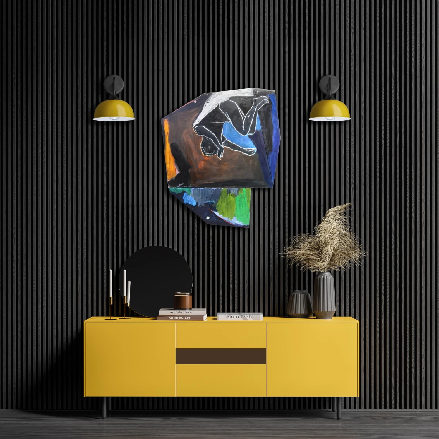 Chelsea Dome Wall Light - 8 Inch - Yellow 7 Chelsea Dome Wall Light - 8 Inch - Yellow - Image 7