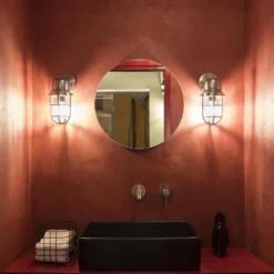 Bulkhead Outdoor & Bathroom Sconce Wall Light - 12 Inch - Gunmetal -Industville Shop DESIGNBYSTUDIOPIPITONE Ing.VitoPipitone Arch.CristinaBarranca 1 17