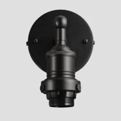 Brooklyn Opal Glass Dome Wall Light - 8 Inch 24 Brooklyn Opal Glass Dome Wall Light - 8 Inch -Industville Shop ESE27 Holder Black Industville Lighting Wall Brooklyn BR WL BK 1 8534ff50 9f03 42b6 93a2 e756a85429ab