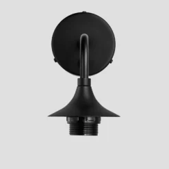 Chelsea Tinted Glass Dome Wall Light - 8 Inch - Smoke Grey -Industville Shop ESE27 Holder Black Industville Lighting Wall Chelsea CH WL BK 75f981e7 1f02 4238 9f72 8a1369fc7f7b