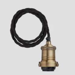 Brooklyn Tinted Glass Schoolhouse 9 Wire Cluster Lights - 5.5 Inch - Amber 10 Brooklyn Tinted Glass Schoolhouse 9 Wire Cluster Lights - 5.5 Inch - Amber -Industville Shop ESE27 Holder Brass Industville Lighting CordSet FabricFlex Brooklyn BR CS B 2M NCR a8fd62c6 e942 40c9 8846 174f83fe3ab1