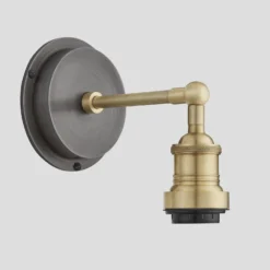Brooklyn Outdoor & Bathroom Globe Wall Light - Brass -Industville Shop ESE27 Holder Brass Industville Lighting Wall Brooklyn BR IP65 WLH B