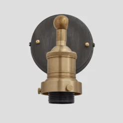 Brooklyn Opal Glass Schoolhouse Wall Light - 5.5 Inch -Industville Shop ESE27 Holder Brass Industville Lighting Wall Brooklyn BR WL B SO 2c34bde1 1d7d 4c7d b369 7ab8178b0502