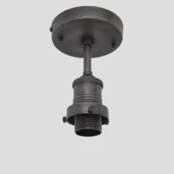 Brooklyn Opal Glass Schoolhouse Flush Mount Light - 5.5 Inch -Industville Shop ESE27 Holder Pewter Industville Lighting FlushMount Brooklyn BR FM P 8d521274 6d8d 432b a31b 0cb3584a8351