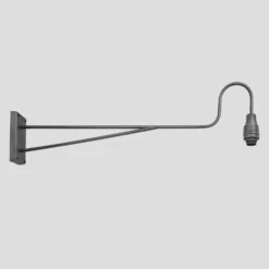 Long Arm Step Wall Light - 16 Inch - Brass - Pre-order - Expected W/c 13th Of May -Industville Shop ESE27 Holder Pewter Industville Lighting Wall LongArm LA WL P 7dacd60c a37a 4865 9d9d 581429fdbab2