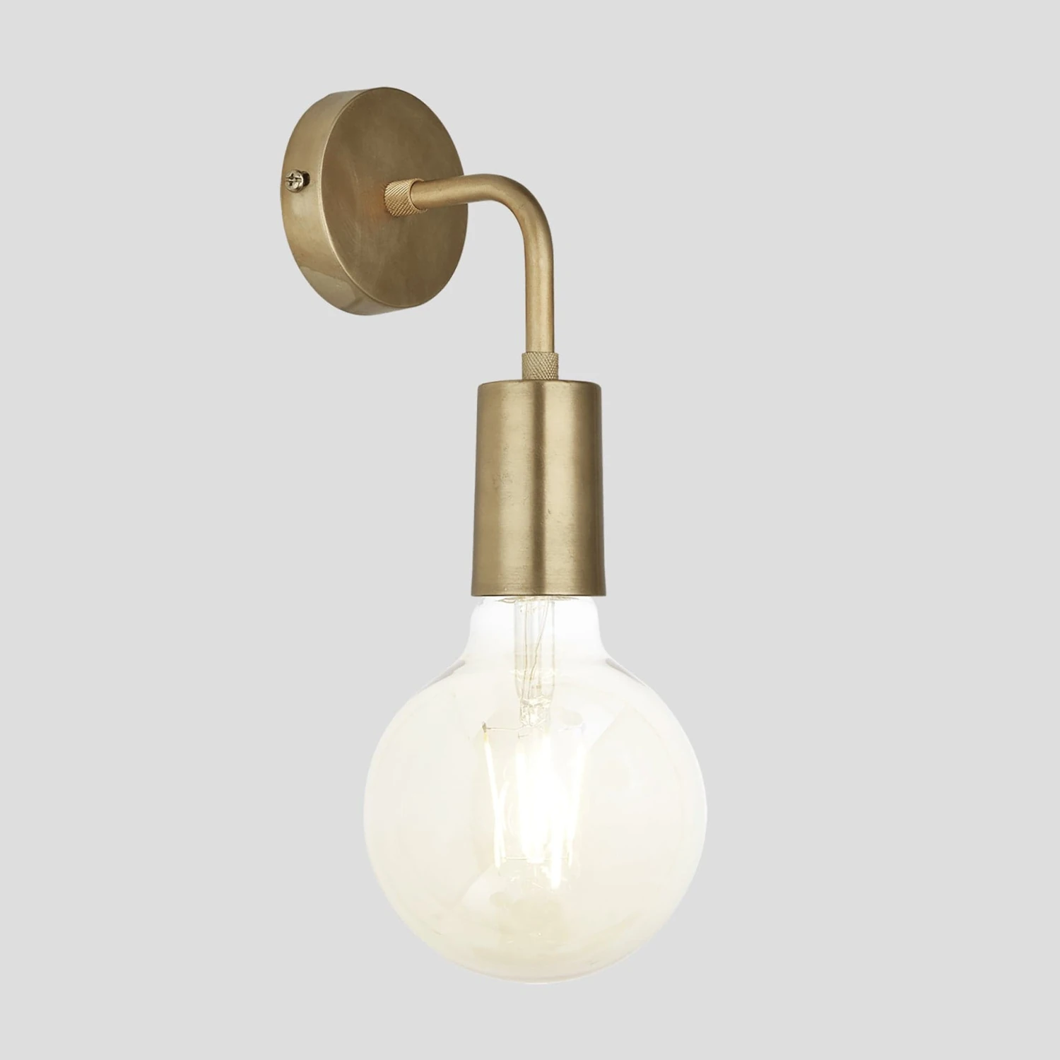 Sleek Edison Wall Light - Brass 3 Sleek Edison Wall Light - Brass - Image 3