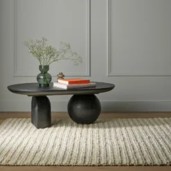 Eyton Hand Woven Jute Rug - Cream -Industville Shop Eyton Handwoven Jute Rug Cream Lifestyle RG 7 HWJ CR