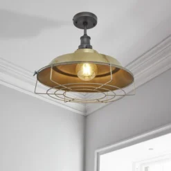 Brooklyn Step Flush Mount - 16 Inch - Brass - Pre-order - Expected W/c 13th Of May -Industville Shop Flush Mount Step Brass