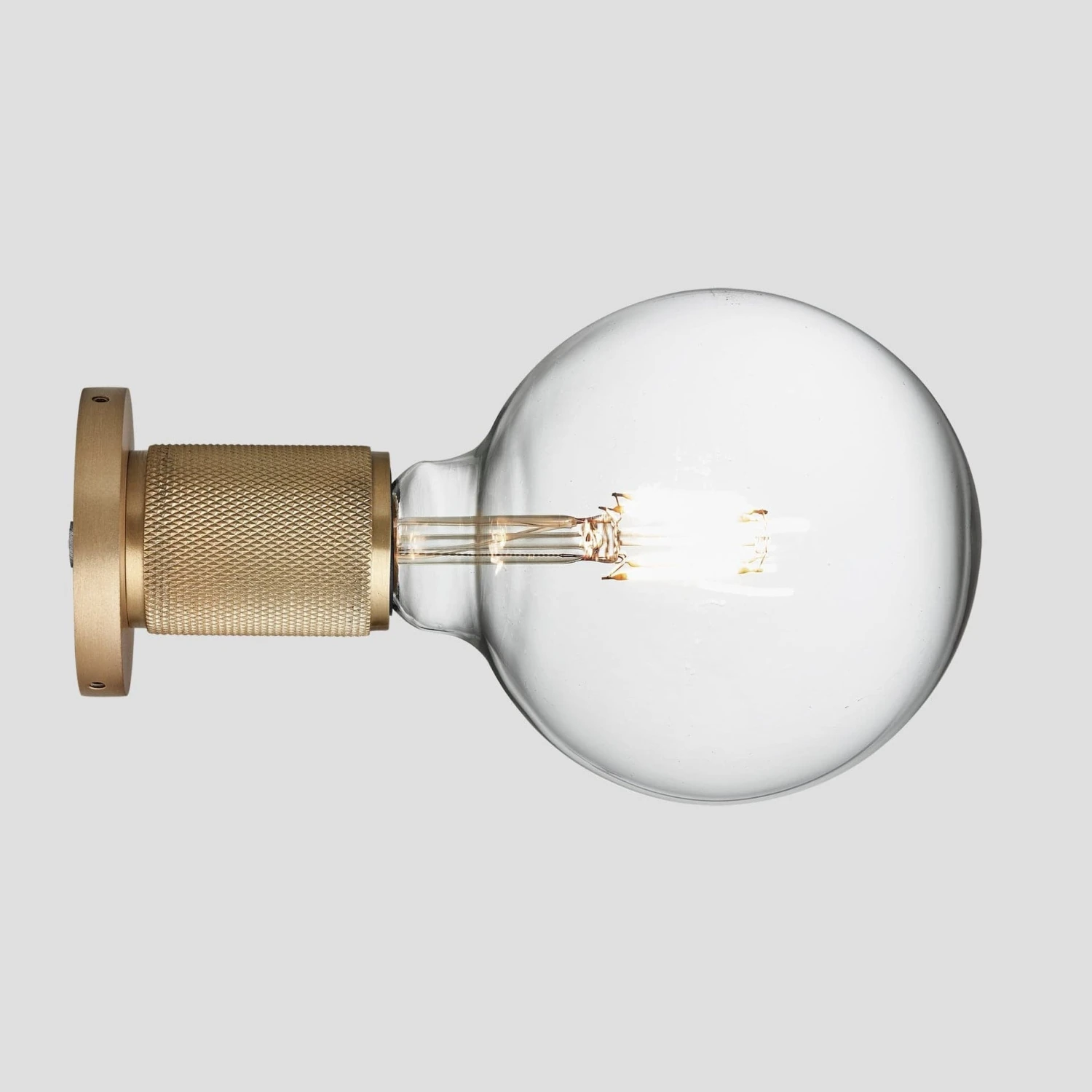 Knurled Edison Spotlight - Brass 2 Knurled Edison Spotlight - Brass - Image 2