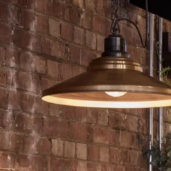 Brooklyn Giant Step Pendant - 18 Inch - Brass 19 Brooklyn Giant Step Pendant - 18 Inch - Brass -Industville Shop Industville 0514 HR 1