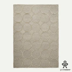 Alva Hand Tufted Wool Rug - Light Brown -Industville Shop Natural Alva Handtufted Wool Light Brown Rug Industville RG 19 HTW LB v2