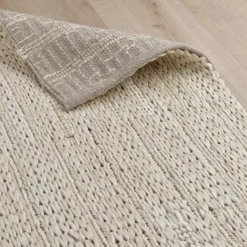 Brigg Hand Woven Jute Rug - Cream