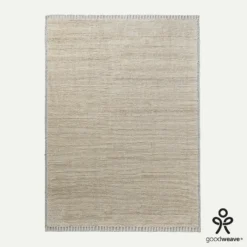 Errol Hand Knotted Wool Rug - Natural & Grey -Industville Shop Natural Errol Handknotted Wool Natural Grey Rug Industville RG 22 HKW N GR V2