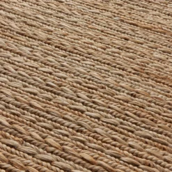 Goole Hand Woven Jute Rug - Natural & Cream -Industville Shop Natural Goole Handwoven Jute Natural Cream Rug Industville RG 13 HWJ N CR Detail