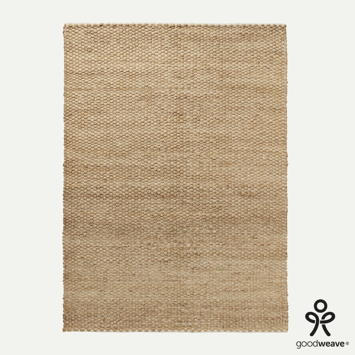 Hale Hand Woven Jute Rug - Natural & Cream 3 Hale Hand Woven Jute Rug - Natural & Cream - Image 3